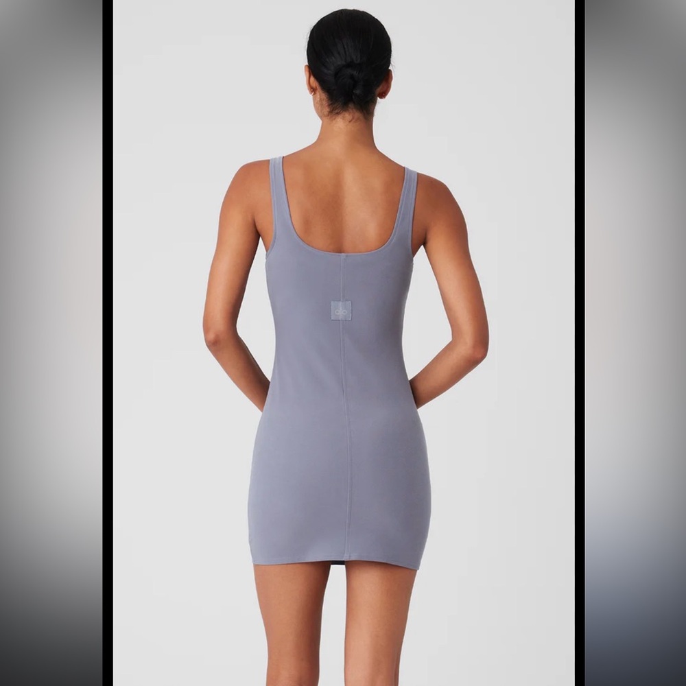 ALO Soft Head Start Dress- Color: Fog